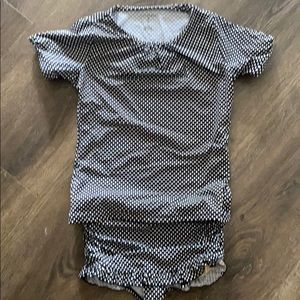 Precious girls Lands End 2 piece swimsuit